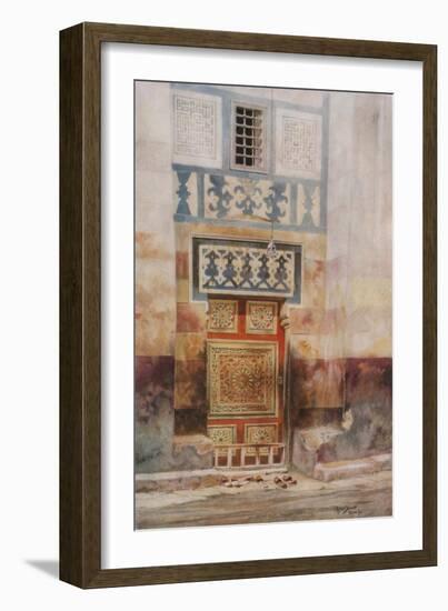 Door of a Mosque, Cairo-Walter Spencer-Stanhope Tyrwhitt-Framed Giclee Print