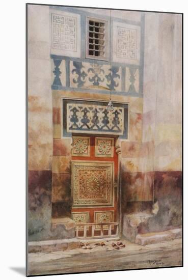 Door of a Mosque, Cairo-Walter Spencer-Stanhope Tyrwhitt-Mounted Giclee Print