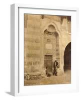 Door of an Arabic House in Cairo (Egypt)-G^ Lekegian-Framed Photographic Print