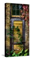 Door of an old brewery in Mineral Point, Wisconsin, USA-null-Stretched Canvas