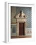 Door of Hall of Justice, Palazzo Vecchio, Florence, Italy-null-Framed Giclee Print