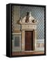 Door of Hall of Justice, Palazzo Vecchio, Florence, Italy-null-Framed Stretched Canvas