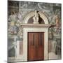 Door of Hall of Justice, Palazzo Vecchio, Florence, Italy-null-Mounted Giclee Print