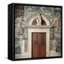 Door of Hall of Justice, Palazzo Vecchio, Florence, Italy-null-Framed Stretched Canvas