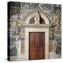 Door of Hall of Justice, Palazzo Vecchio, Florence, Italy-null-Stretched Canvas