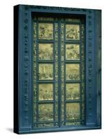 Door of Paradise, East Portal of Florence Baptistry, Bronze (1425)-Lorenzo Ghiberti-Stretched Canvas