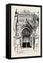 Door of Seville Cathedral, Spain-null-Framed Stretched Canvas