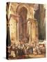 Door of the Bell Tower of St Erasmus in Gaeta-Giacinto Gigante-Stretched Canvas