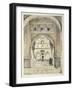 Door of the Hall of Ambassadors, from 'Sketches and Drawings of the Alhambra', engraved by William-John Frederick Lewis-Framed Giclee Print