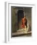 Door of the House of the Alighieri, Memory of Florence, 1859-Federico Faruffini-Framed Giclee Print