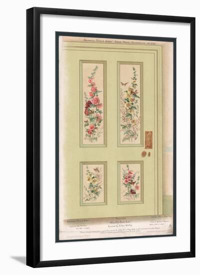 Door Panel Decoration-null-Framed Giclee Print