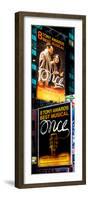 Door Posters - Billboards Best Musicals on Broadway and Times Square at Night - Manhattan-Philippe Hugonnard-Framed Photographic Print