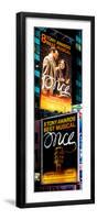 Door Posters - Billboards Best Musicals on Broadway and Times Square at Night - Manhattan-Philippe Hugonnard-Framed Photographic Print