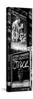 Door Posters - Billboards Best Musicals on Broadway and Times Square at Night - Manhattan-Philippe Hugonnard-Stretched Canvas