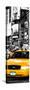 Door Posters - NYC Yellow Taxis / Cabs in Times Square by Night - Manhattan - New York-Philippe Hugonnard-Stretched Canvas