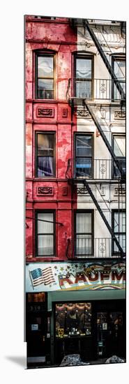 Door Posters - Old Red and White Facade in Times Square - Manhattan - New York - USA-Philippe Hugonnard-Mounted Photographic Print