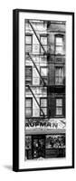 Door Posters - Old Red and White Facade in Times Square - Manhattan - New York - USA-Philippe Hugonnard-Framed Photographic Print