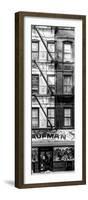 Door Posters - Old Red and White Facade in Times Square - Manhattan - New York - USA-Philippe Hugonnard-Framed Photographic Print