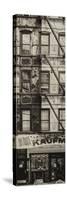 Door Posters - Old Red and White Facade in Times Square - Manhattan - New York - USA-Philippe Hugonnard-Stretched Canvas