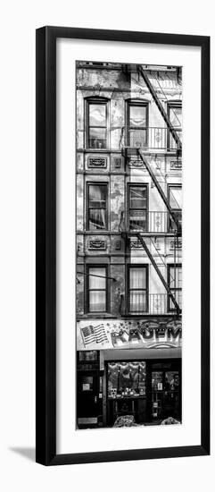 Door Posters - Old Red and White Facade in Times Square - Manhattan - New York - USA-Philippe Hugonnard-Framed Photographic Print