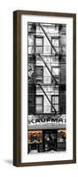 Door Posters - Old Red and White Facade in Times Square - Manhattan - New York - USA-Philippe Hugonnard-Framed Photographic Print