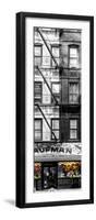 Door Posters - Old Red and White Facade in Times Square - Manhattan - New York - USA-Philippe Hugonnard-Framed Photographic Print