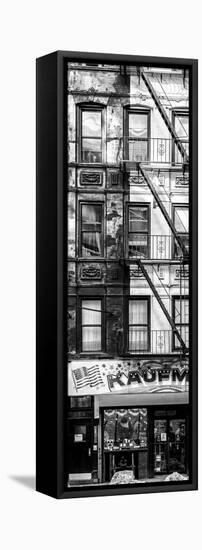 Door Posters - Old Red and White Facade in Times Square - Manhattan - New York - USA-Philippe Hugonnard-Framed Stretched Canvas