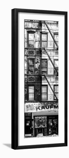 Door Posters - Old Red and White Facade in Times Square - Manhattan - New York - USA-Philippe Hugonnard-Framed Photographic Print