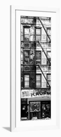 Door Posters - Old Red and White Facade in Times Square - Manhattan - New York - USA-Philippe Hugonnard-Framed Photographic Print