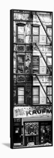 Door Posters - Old Red and White Facade in Times Square - Manhattan - New York - USA-Philippe Hugonnard-Framed Photographic Print