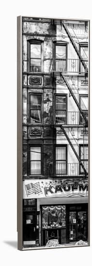 Door Posters - Old Red and White Facade in Times Square - Manhattan - New York - USA-Philippe Hugonnard-Framed Photographic Print