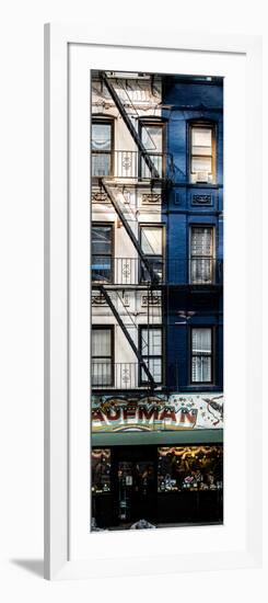 Door Posters - Old Red and White Facade in Times Square - Manhattan - New York - USA-Philippe Hugonnard-Framed Photographic Print