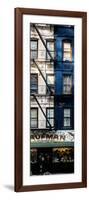 Door Posters - Old Red and White Facade in Times Square - Manhattan - New York - USA-Philippe Hugonnard-Framed Photographic Print