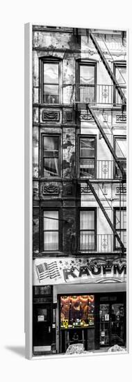 Door Posters - Old Red and White Facade in Times Square - Manhattan - New York - USA-Philippe Hugonnard-Framed Photographic Print