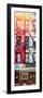 Door Posters - Old Red and White Facade in Times Square - Manhattan - New York - USA-Philippe Hugonnard-Framed Photographic Print