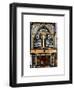Door Posters - Old Red and White Facade in Times Square - Manhattan - New York - USA-Philippe Hugonnard-Framed Art Print