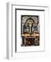 Door Posters - Old Red and White Facade in Times Square - Manhattan - New York - USA-Philippe Hugonnard-Framed Art Print