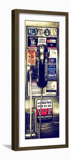 Door Posters - Pay Phone in Grand Central Terminal - Manhattan - New York-Philippe Hugonnard-Framed Premium Photographic Print