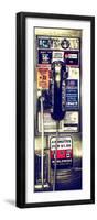 Door Posters - Pay Phone in Grand Central Terminal - Manhattan - New York-Philippe Hugonnard-Framed Premium Photographic Print