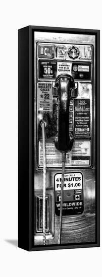 Door Posters - Pay Phone in Grand Central Terminal - Manhattan - New York-Philippe Hugonnard-Framed Stretched Canvas