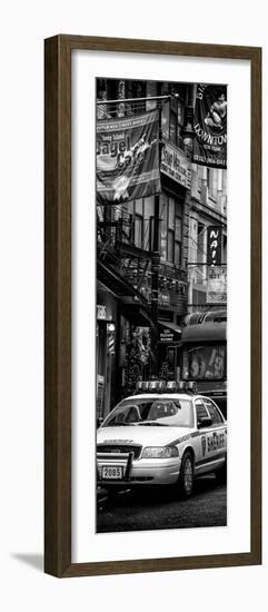 Door Posters - Urban Street Scene with NYC Sheriff Car in Fulton Street - Manhattan-Philippe Hugonnard-Framed Photographic Print