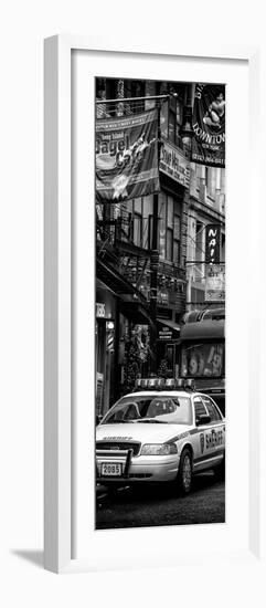 Door Posters - Urban Street Scene with NYC Sheriff Car in Fulton Street - Manhattan-Philippe Hugonnard-Framed Photographic Print