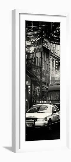 Door Posters - Urban Street Scene with NYC Sheriff Car in Fulton Street - Manhattan-Philippe Hugonnard-Framed Photographic Print