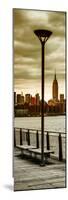 Door Posters - View of Manhattan with the Empire State Building a Jetty in Brooklyn-Philippe Hugonnard-Mounted Photographic Print