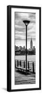 Door Posters - View of Manhattan with the Empire State Building a Jetty in Brooklyn-Philippe Hugonnard-Framed Photographic Print