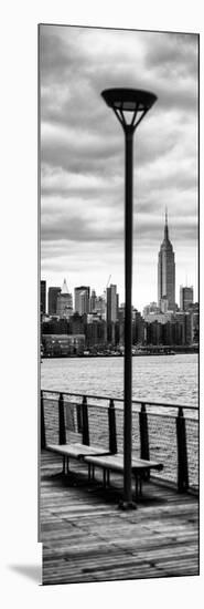 Door Posters - View of Manhattan with the Empire State Building a Jetty in Brooklyn-Philippe Hugonnard-Mounted Photographic Print