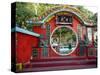 Door Protected By Lions at the Life Guard Club in Repulse Bay, Hong Kong, China, Asia-null-Stretched Canvas