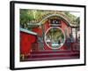 Door Protected By Lions at the Life Guard Club in Repulse Bay, Hong Kong, China, Asia-null-Framed Photographic Print