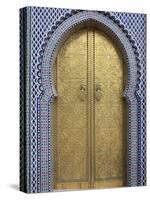 Door, Royal Palace Gates, Fez, Morocco, North Africa, Africa-Vincenzo Lombardo-Stretched Canvas