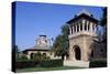 Door to Courtyard of Mogosoaia Palace, Bucharest, Romania-null-Stretched Canvas